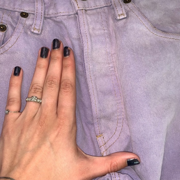 𓆉 Vintage Purple Bootleg Levi Jeans 𓆉 - Picture 6 of 7